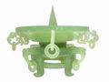 Green Serpentine Chinese Artifact Carving