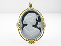 Agate Cameo Brooch/Pendant