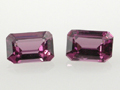 Rhodolite Garnet set