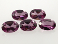 Rhodolite Garnet set
