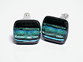 Art Glass Cuff Links