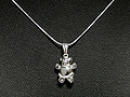 Small bear with cardano round  chain