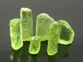 6 Peridot Crystal Lot, Pyaung Gaung, Burma