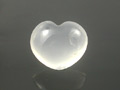 "Translucent Moonlike" White Agate Heart, Burma