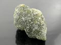 Grey Fluorite Crystal Speckled with Micro Pyrites