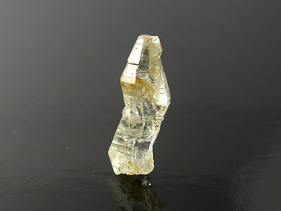 "Crooked Finger" Clear Sapphire Crystal, Corundum, 3.35 cts, 14.5 x 4.8 x 5.65 x mm