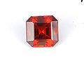 Spessartite Garnet Emerald Cut, Burma