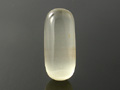 White Scapolite Cat's Eye Pill Shape Cabochon, Burma