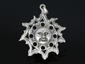The Sun Silver  Pendant