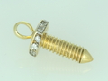 Silver CZ12 Pendant