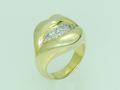 Silver & CZ13 Ring Size7