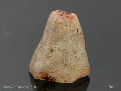 "Teepee" White Sapphire Crystal, Corundum, 23.95 cts, 15.6 x 12.5 x 14.95 x mm