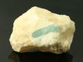 Blue Apatite in Matrix, Mogok, Burma