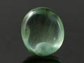 Clear Green Cat's Eye Apatite Cabochon, Mogok, Burma