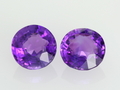 Mogok Cut Amethyst Round Pairs