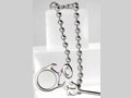 Rhodium Planted Silver Hell Boy Bracelet