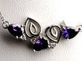 Rhodium Plated Silver Necklace