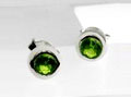 Rhodium Plated Silver  Earrings