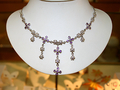 Necklaces Amethyst And CZ Silver 929
