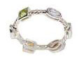 Muti Semi Enternity Band Silver Stering Ring with Rhodium Plated