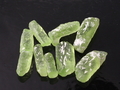 9 Peridot Crystal Lot, Myanmar