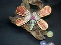 Dragonfly Brooch Silver 18K