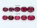 Burmese Ruby  and African Ruby (Example)