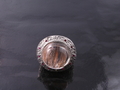 Lovely & Ugly Rutile Ruby Silver 92.5 K (size 7)