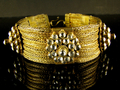A silver gold wrist