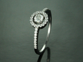 White Gold18K Diamond Ring
