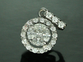 White Gold18K Diamond  Pendant