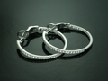 White Gold18K Diamond Earrings
