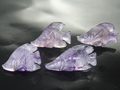 Amethyst Fish Carving