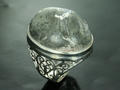 Quartz With Inclusions Ring Silver 92.5 K  (Size 9.5), Burma