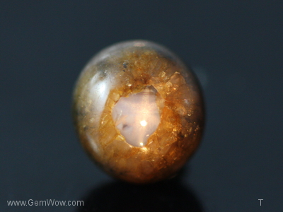 Star Sapphire  cabochon, Corundum, 6.82 cts, 9.84 x 6.54 x 10.46 x mm
