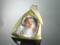 Golden Hair Topaz pendant