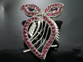 Ruby Owl Brooch & Pendant