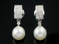 Pearl  & Diamond Earrings