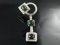 Emerald  & Diamond Pendant