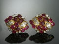 Ruby & Diamond Earrings