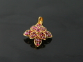Ruby with Yellow Gold Pendant, Myanmar