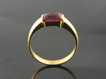 Spinel with Yellow Gold Ring, Myanmar