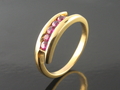 Ruby with Yellow Gold Ring, Myanmar