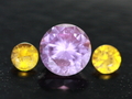 Pink & Yellow Sapphire Cut Unheated