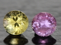 Pink & Yellow Sapphire Cut Unheated