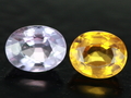 Fancy Color Sapphire Cut Heated