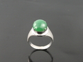 Jade Ring  with  925 Silver, Phar Kant, Myanmar