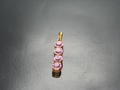 Pink Sapphire Pendant with Yellow Gold