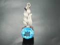 Blue Topaz with Silver