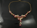 Ruby & Diamond Necklace with 20k Yellow Gold